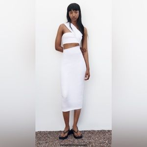 NWT Zara Cut Out asymmetrical Dress